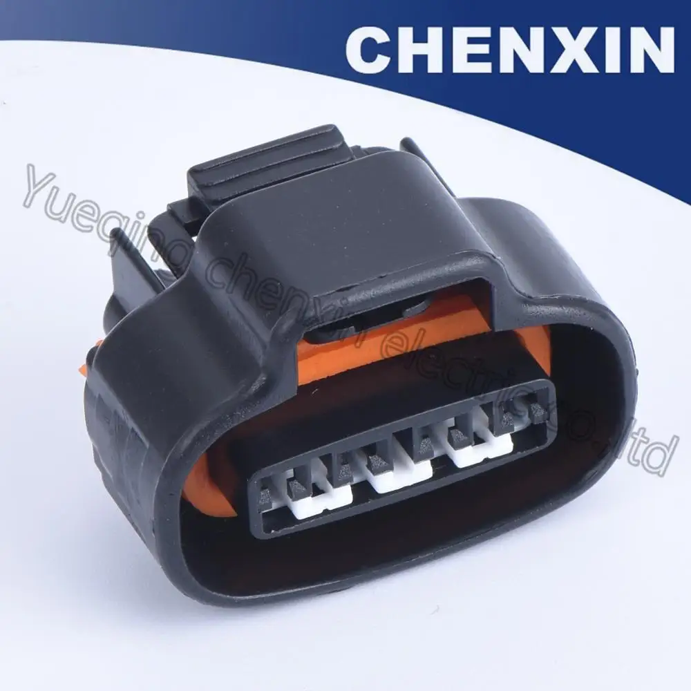 Черный 4 контактный Электрический разъем проводки водонепроницаемый авто 2