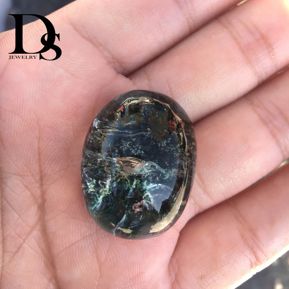 Кольцо с орнаментом кольцо натуральным кварцевым кристаллом коричневого цвета