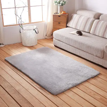 light grey Мягкий коврик для ванной для декора туалета, большой коврик для ванной комнаты, утолщенный коврик для кровати в гостиной, ТАПИС-де-Байн для дома, нескользящий Баньо-паспасс - Цвет: light grey