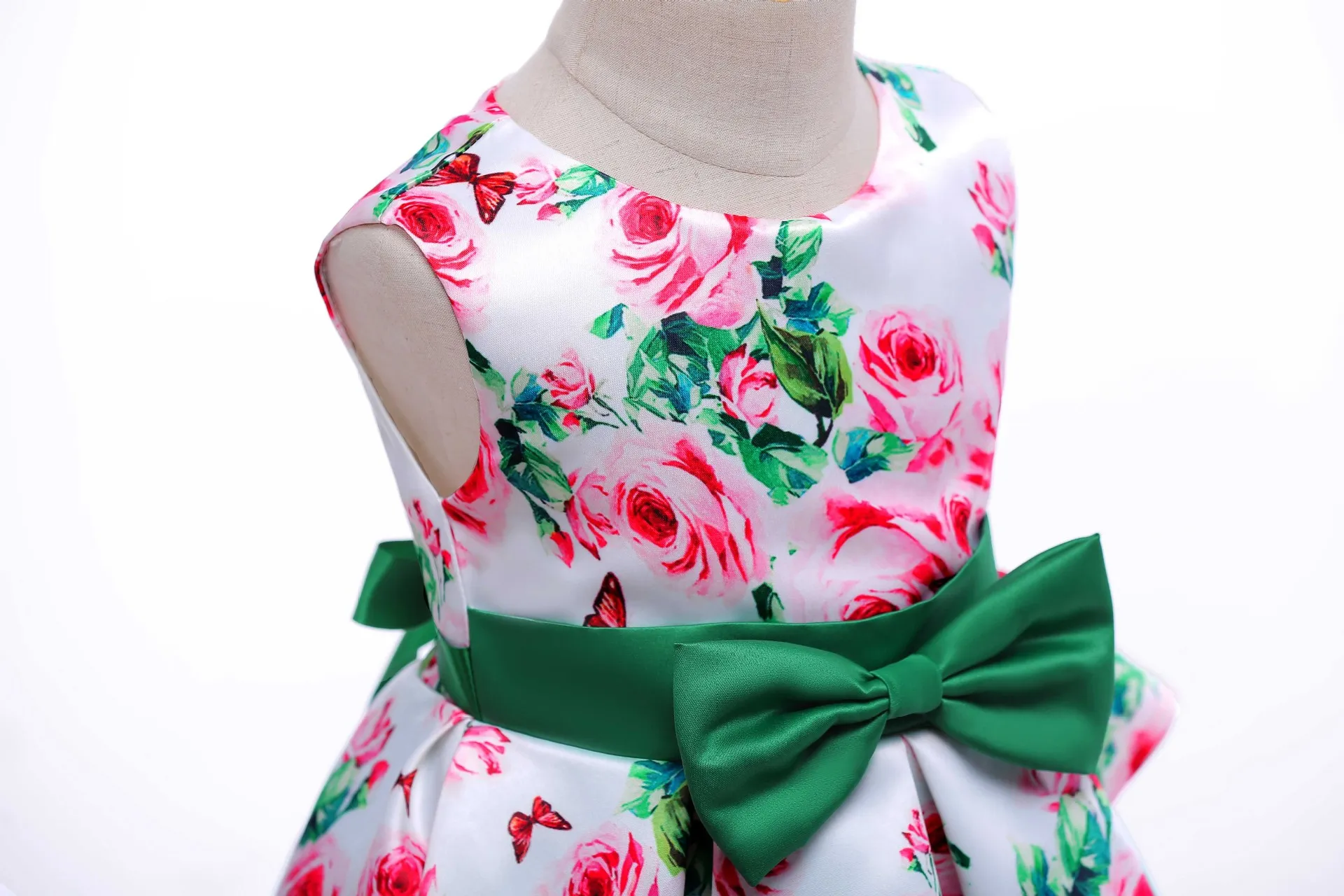 Baby Kids Princess Dress Evening Party Costume Flower Pretty Birthday Dresses Children Clothing Toddler Wedding Clothes With Bow | Детская