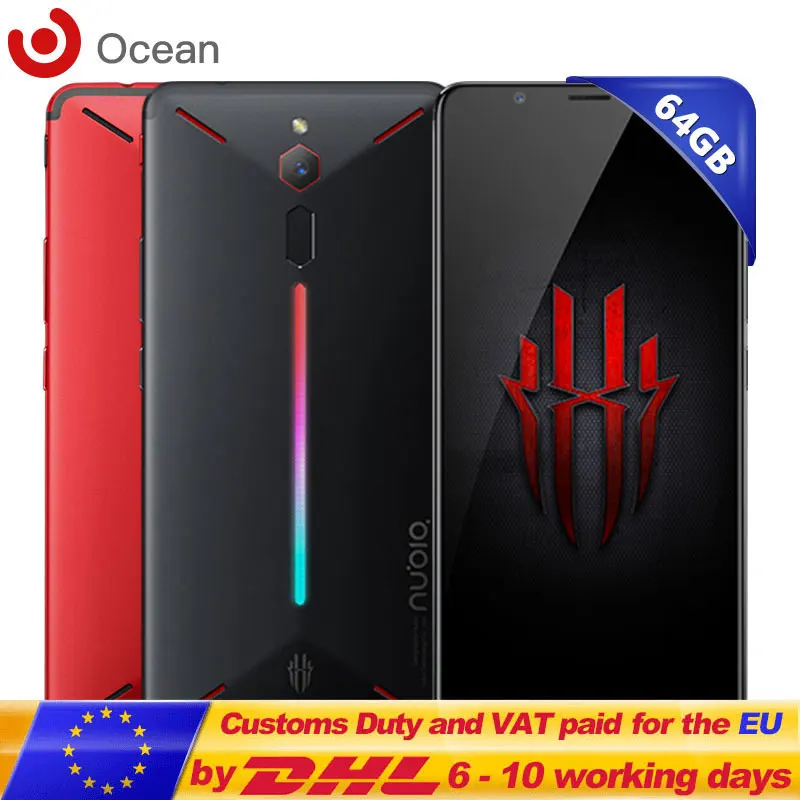 Оригинальный zte Nubia красный волшебный Смартфон Snapdragon 835 игровой телефон