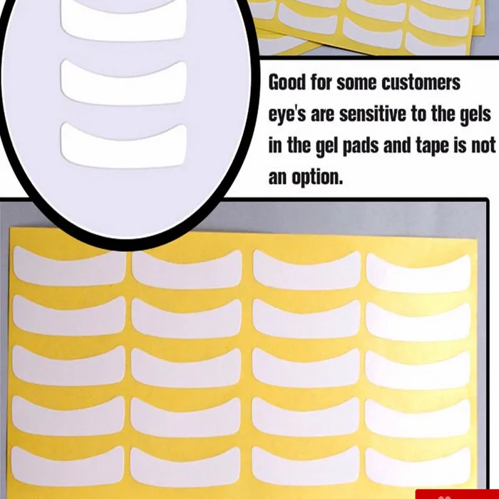 2 Packs 100pairs/packs hot Sales Eyelash Extension Paper Patches Eye Tips Sticker Wraps Make Up Tools with Free Shipping | Красота и