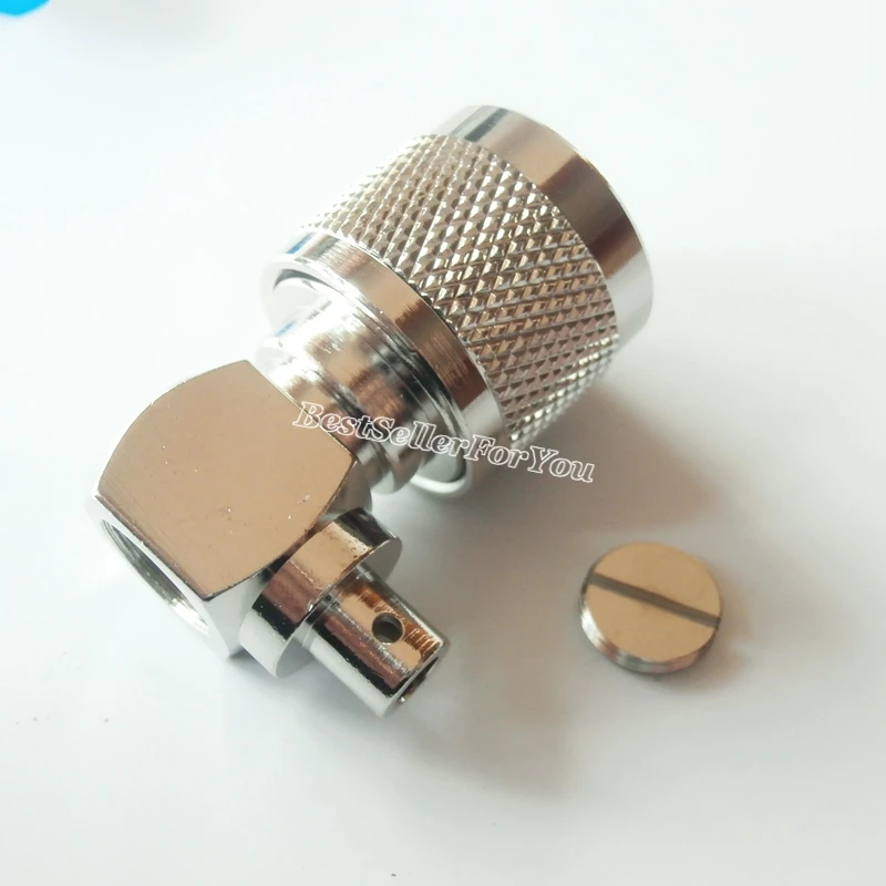 1 шт. прямоугольный радиочастотный Разъем N Plug папа для полужесткого кабеля RG402 141 |