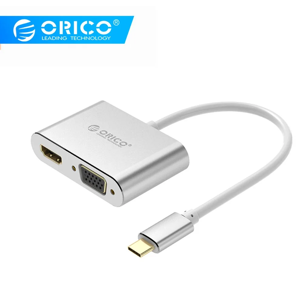 ORICO type-C к HDMI + VGA док-станция кабель большой экран Displayer двойной порт видео