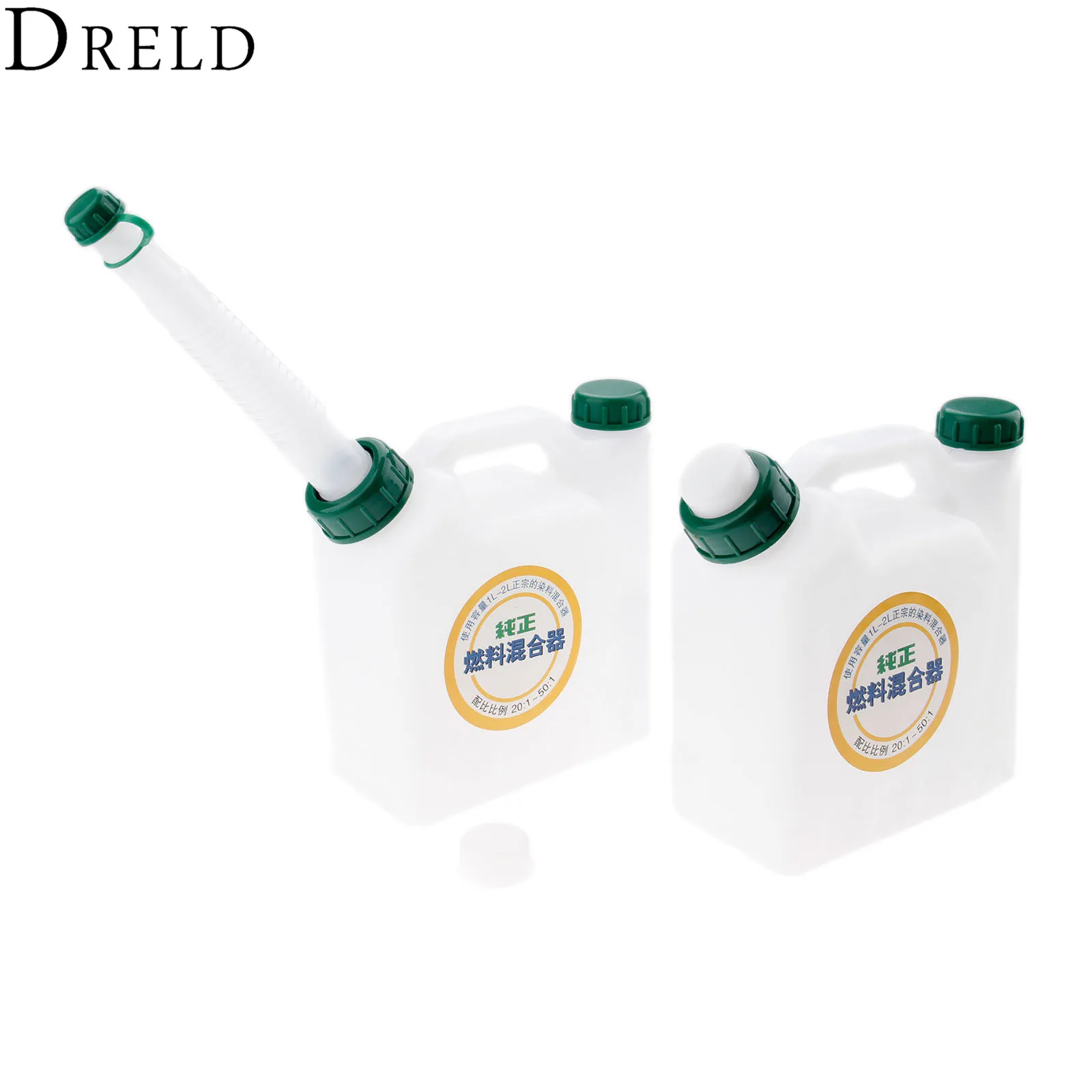 DRELD 1 шт. бензиновая бензопилу 1.0L 25:1/50:1/40:1/20:1 соотношение топливо бутылка для