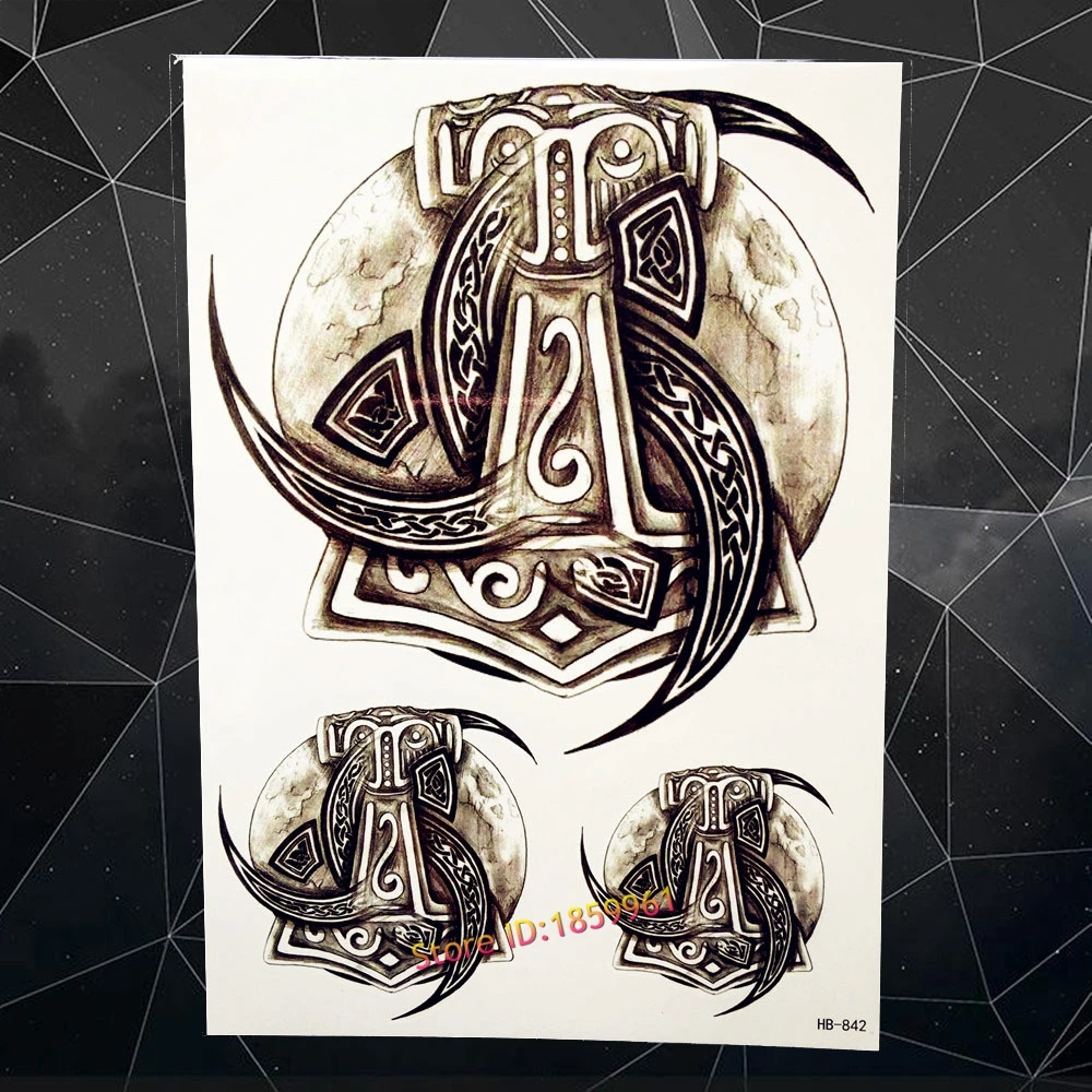 Водонепроницаемый уникальный красный лиса часы Временные татуировки стикер для