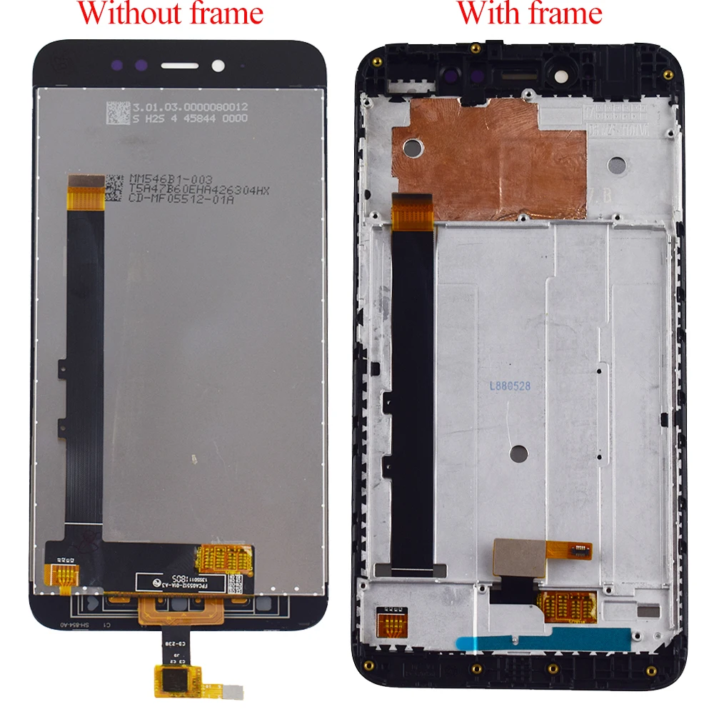 Для Xiaomi Redmi Примечание 5A Prime/Pro LCD сенсорный датчик экрана в сборе рамка для экран