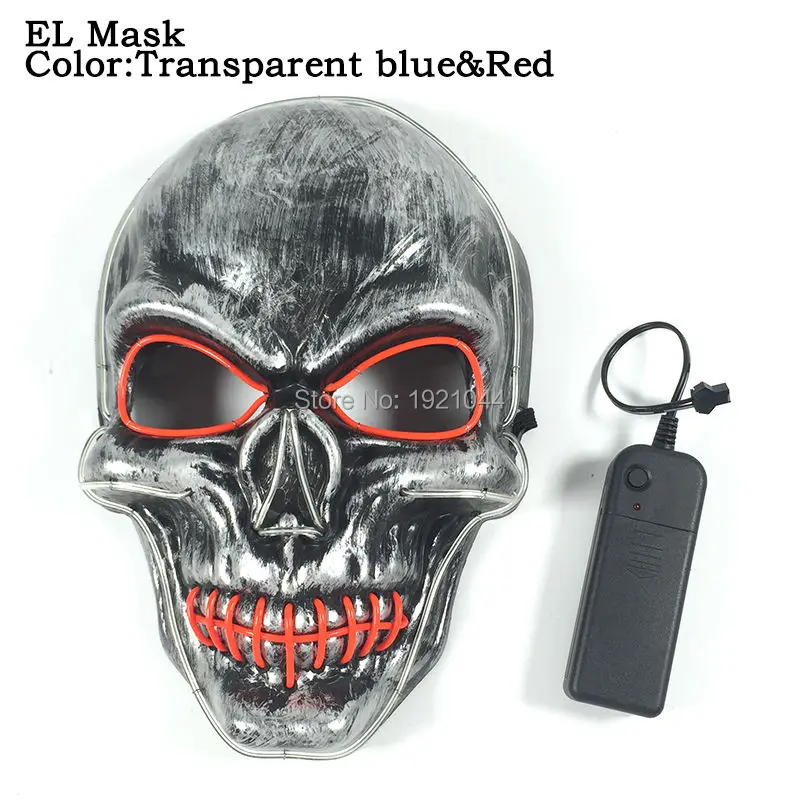 Лидер продаж Модные неоновый светящийся светильник EL провода маска DC 3V устойчиво