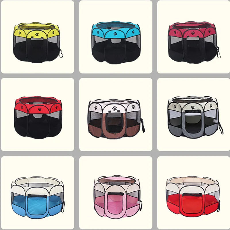 Горячая портативная складная палатка для питомцев собачья клетка дома кошка
