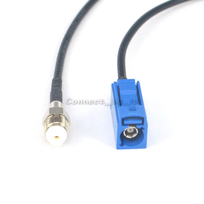 Коаксиальный адаптер FME Мама мама Fakra C соединительный кабель косичка 20 см|female