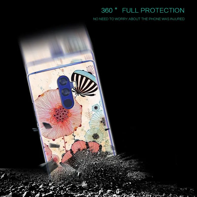 Five colors Soft Case For Doogee Mix 2 Cover Silicone Coque Mix2 Printed Bags Funda 5.99Inch |