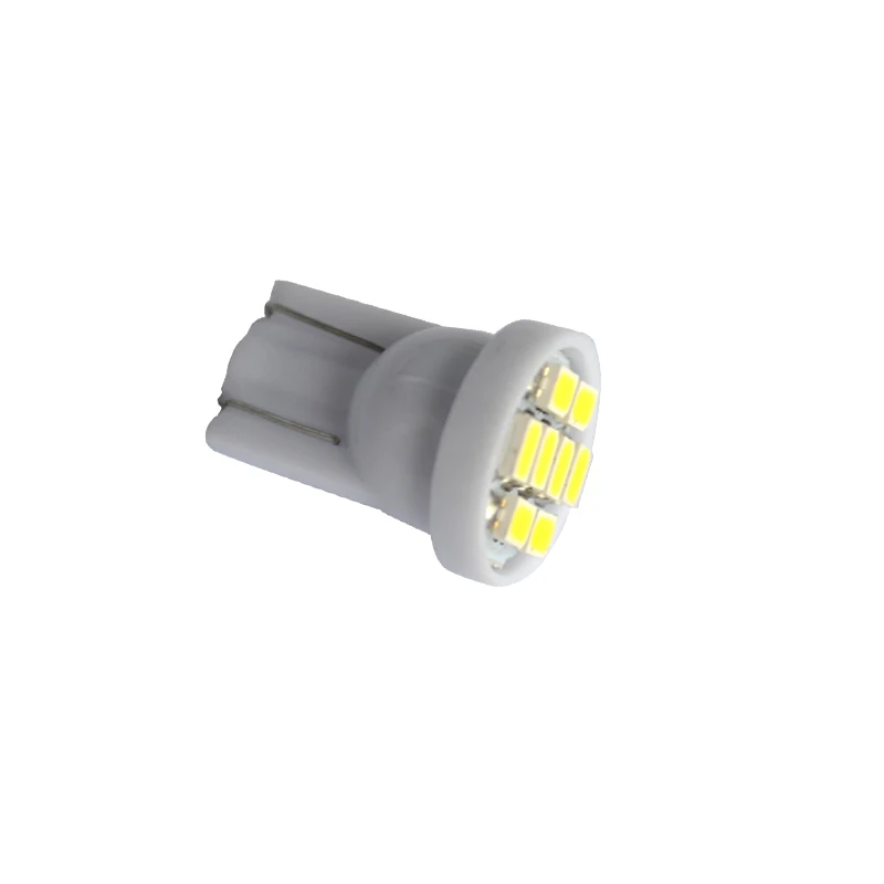 100 шт./лот AC DC 6V 6 3 V T10 555 неполярный 8 SMD 1206 3020 194 168 LED лампы Клин пинбол машина белый