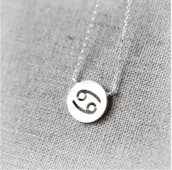 12 шт./Лот подвеска с маргаритками ожерелье знаки Зодиака Ожерелья С созвездиями