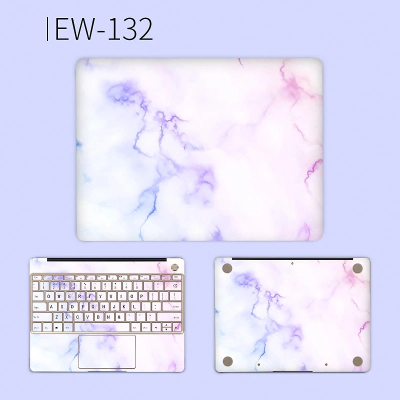 12 Белая мраморная наклейка для ноутбука huawei Matebook X Pro 13,9X13,3 Виниловая наклейка для ноутбука MateBook E 12 D 15,6 кожа для ноутбука - Цвет: 12