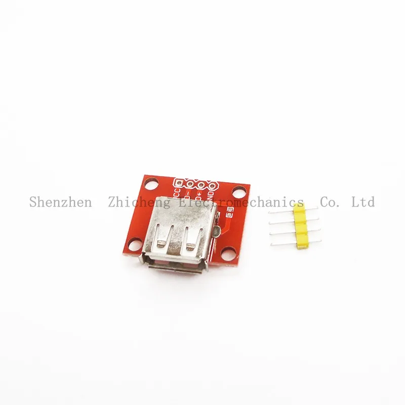 Высокое количество DIY USB тип A женский Breakout Board 5V мощность 2 54 мм заголовок|header