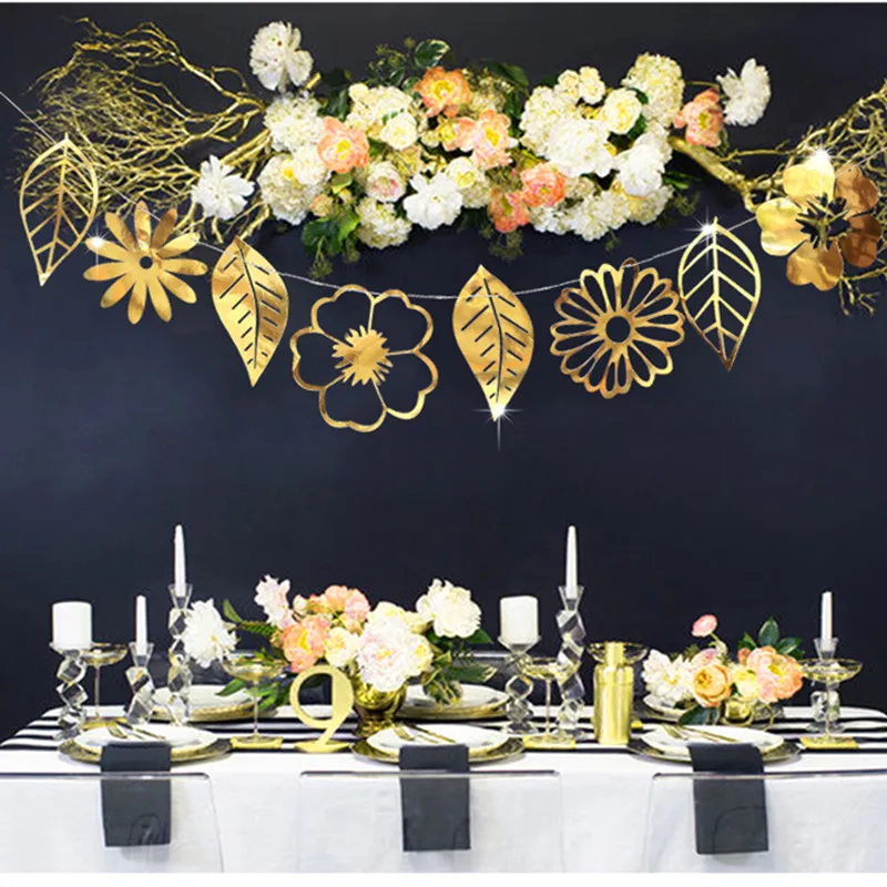 Свадебное украшение 2 м бумажные цветочные гирлянды украшения для будущей матери