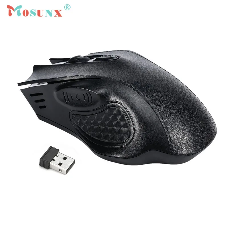 Горячая MOSUNX компьютерная беспроводная игровая мышка 1600 dpi Беспроводная игровая мышь для ПК ноутбука подарки 1112