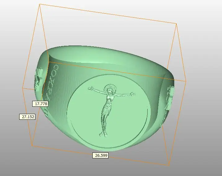 ЧПУ-роутер с кольцом Иисуса рельефная модель формат STL 3D artcam type 3 гравировка ЧПУ M214