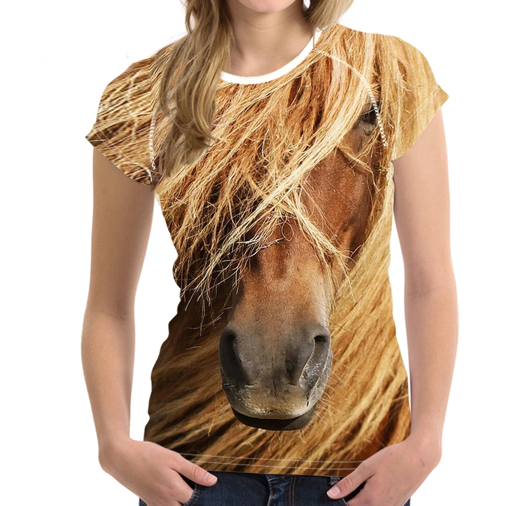 Женские футболки с коротким рукавом FORUDESIGNS для девочек-подростков женские топы