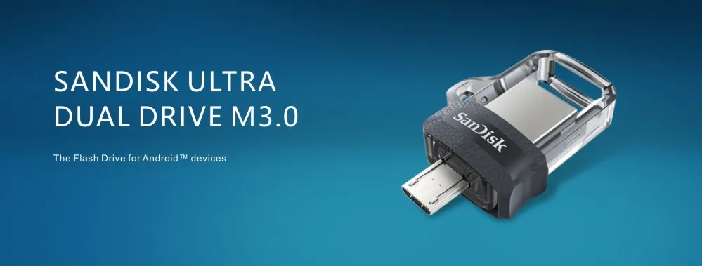 Sandisk sdd3 2 в 1 OTG USB флеш-накопитель 128 Гб 64 ГБ 32 ГБ 16 г флеш-накопитель смартфон внешний накопитель флеш-накопитель Android usb флешка