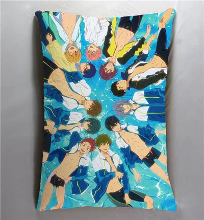 Аниме Манга бесплатно! IWatobi swim Club 40x60 см, наволочка, чехол для подушки, постельные принадлежности, чехол для подушки - Цвет: Светло-серый