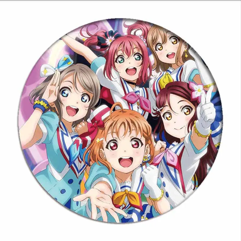 Lovelive Sunshine значок косплея таками шика брошь заколки Love Live Riko коллекция Kurosawa Ruby