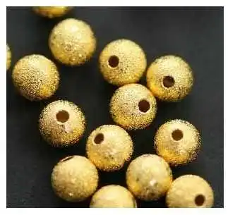4mm 200pcs OMH опт 3 мм 4 мм 5 мм 6 мм 8 мм 10 мм серебряные и золотые Медные шарики-разделители - Цвет: 4mm 200pcs