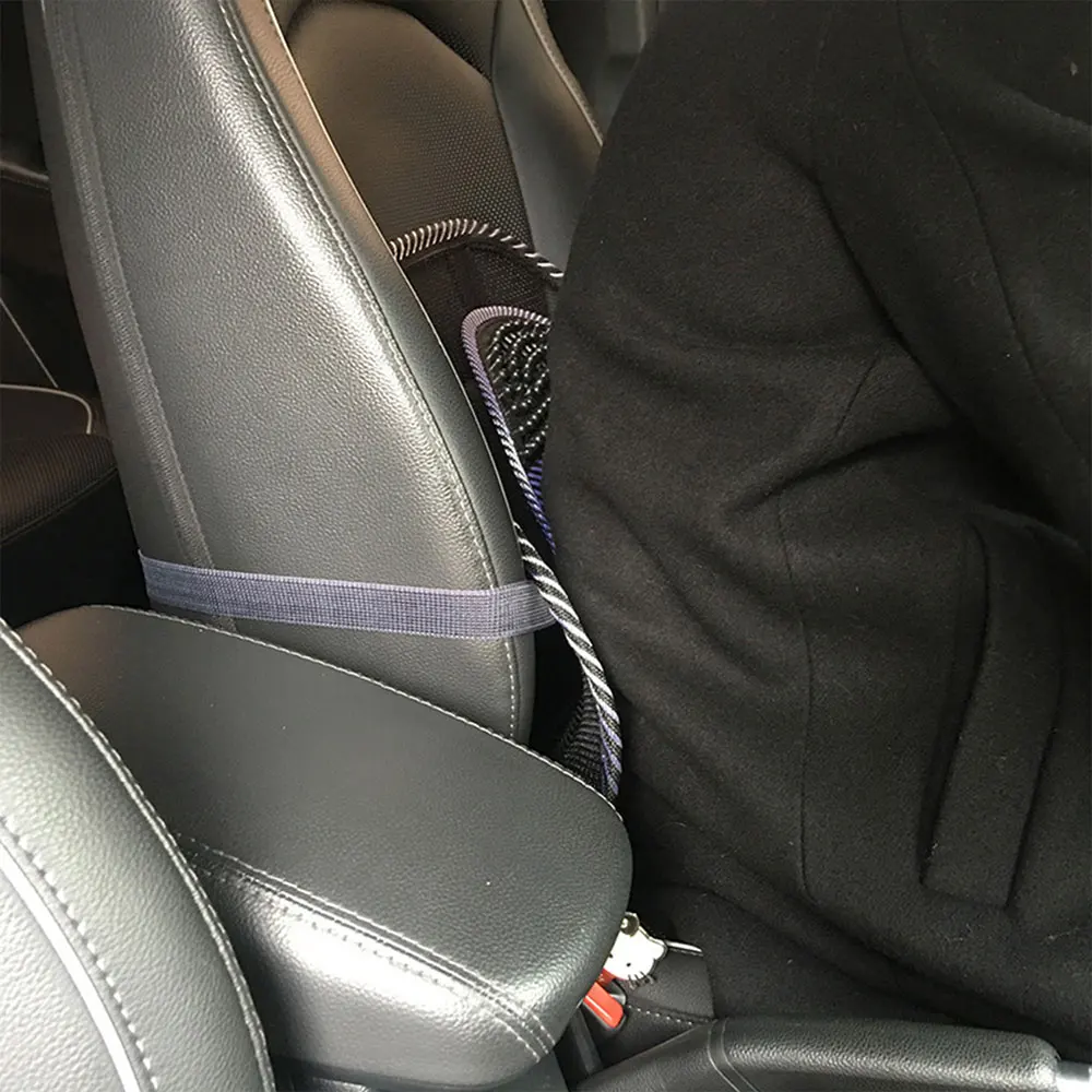 Автомобильное кресло офисное кресло Массажная спинка поясничная поддержка сетчатая Вентиляция Подушка черный, сетчатая задняя поясничная подушка для водителя автомобиля