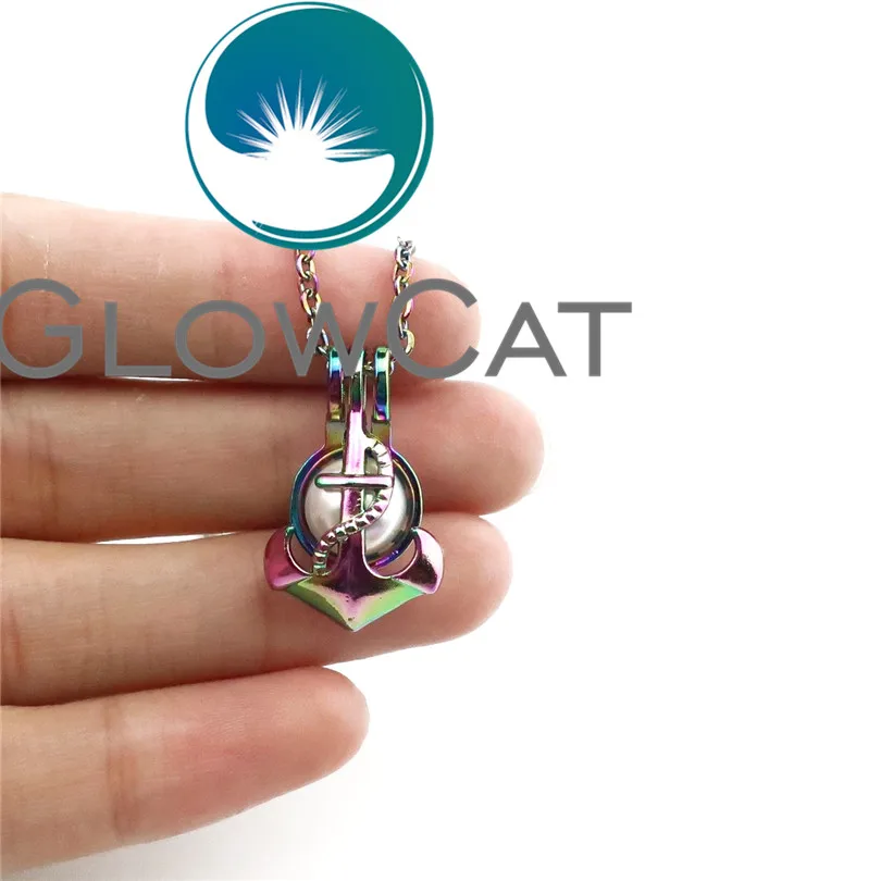 GLOWCAT C656 Радужная рассеиватель эфирных масел|Ожерелья с подвеской| |