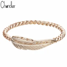 Женское кольцо Chandler Feather Leaf Feminino минималистичное на палец для ног