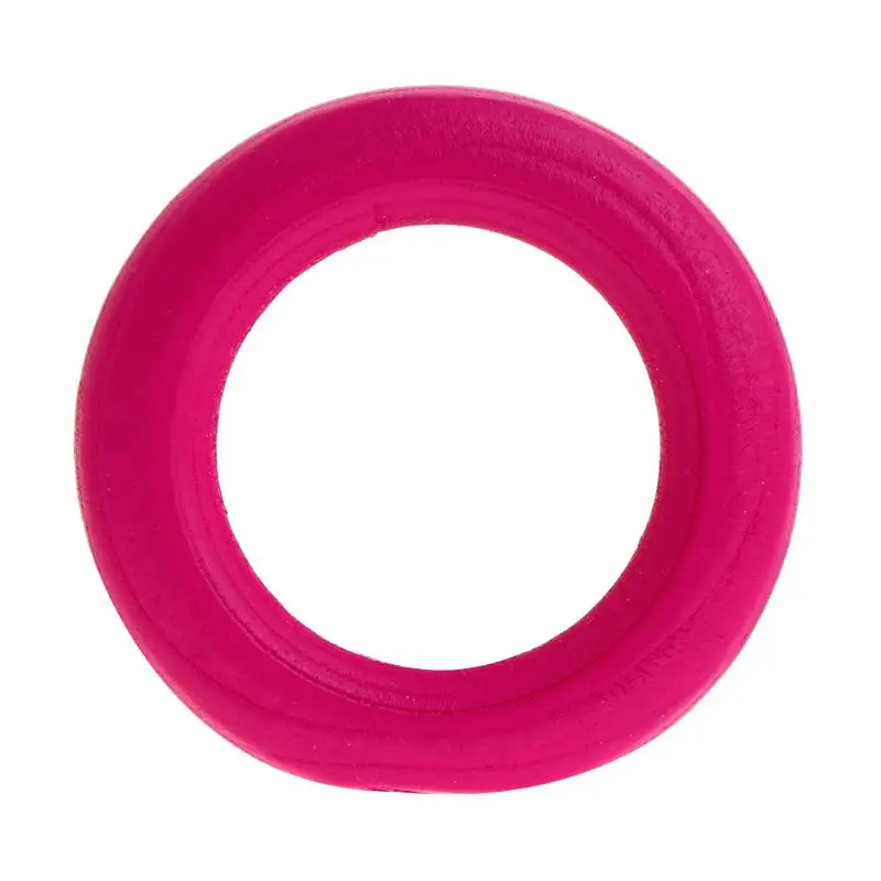 Деревянное кольцо игрушка-попугай жевательная игрушка натуральные красочные