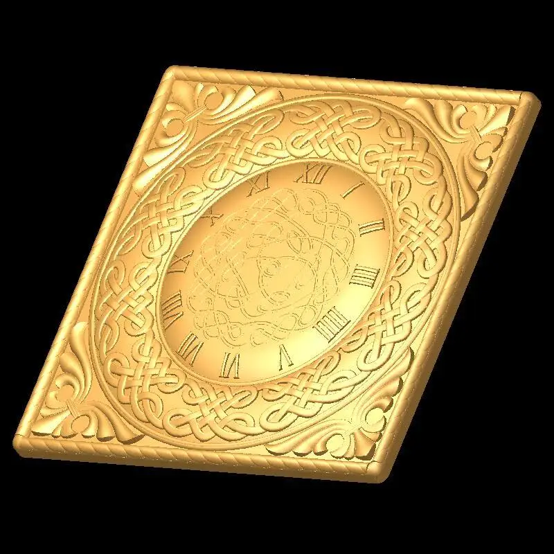 

Clock_010 3d model relief for cnc machine in STL file format