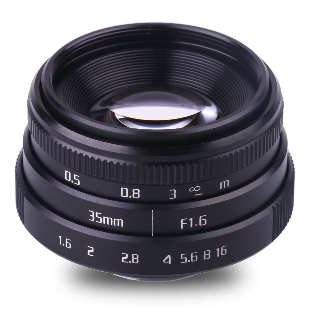 Новое поступление fuji an 35 мм f1.6 C крепление камеры Объективы для видеонаблюдения II для N1 fuji фильм fuji NEX Micro 4/3 EOS B