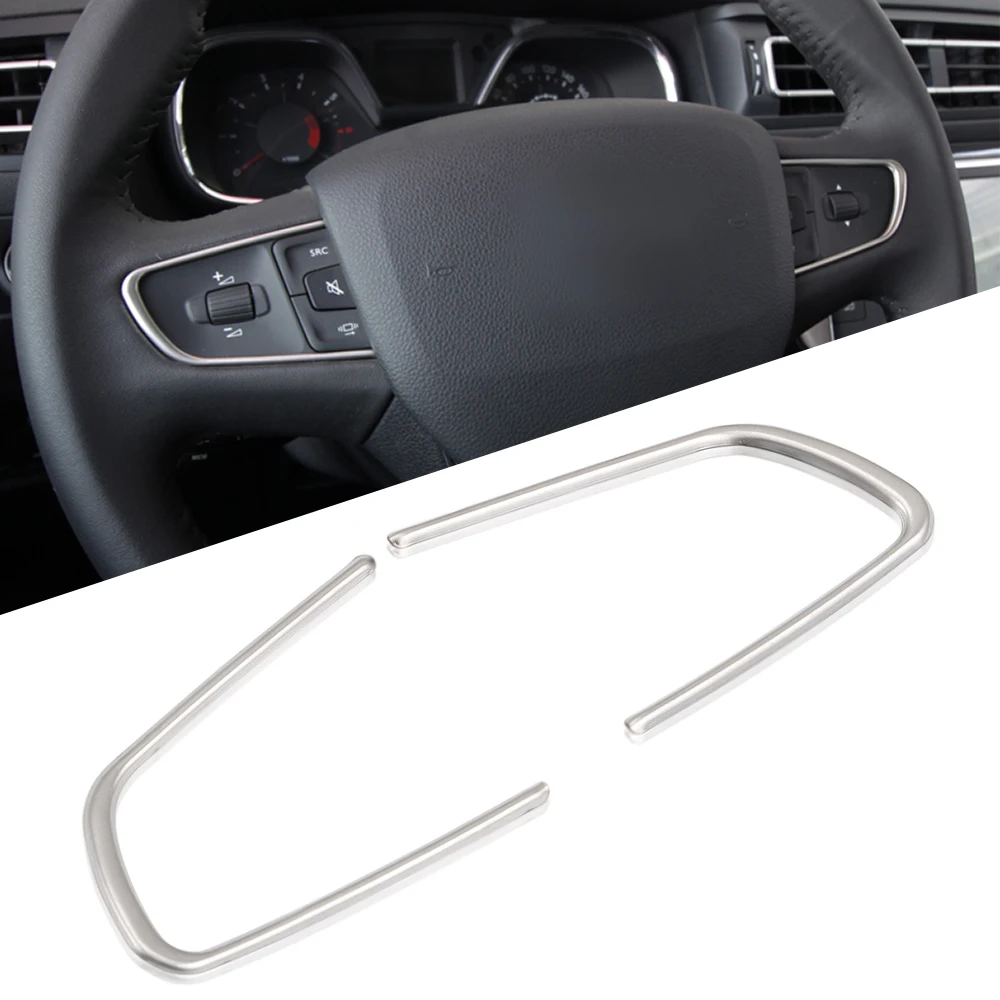 Новая отделка рулевого колеса чехол наклейка для CITROEN C4 SEGA C3 XR 2011 2016 Peugeot 508 2014 2015 408