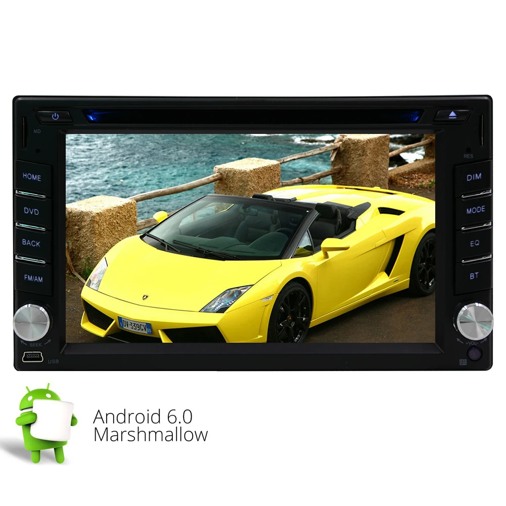 Автомобильный мультимедийный плеер с сенсорным экраном 6 2 дюйма HD Bluetooth Android 0|car