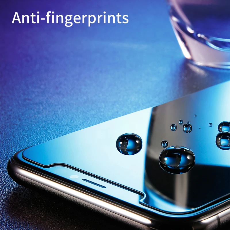 Baseus 0.3mm Tempered Glass for iPhone XR Xs Max 8 7 Plus Privacy Screen Protector Full Coverage Protective Film Cover |