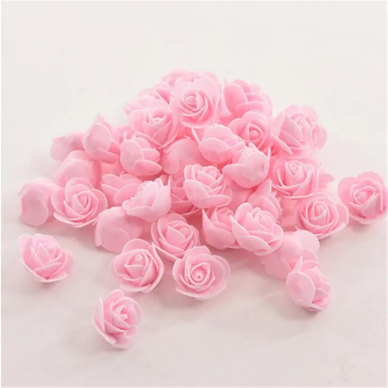 50 pcs Artificial Flower Head Handmade DIY Wedding Home Decoration Multi-use PE Foam Rose AB | Дом и сад