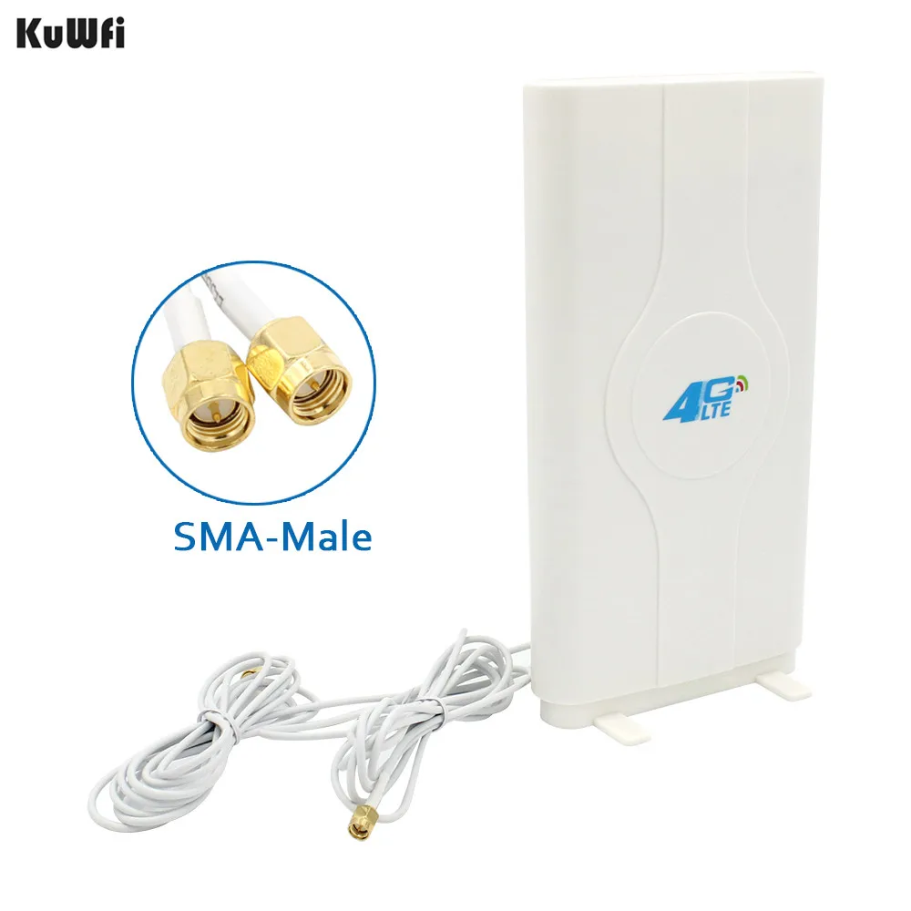 88dBi 3G 4G LTE Антенна мобильная антенна усилитель с 2 штекерами sma male панельная mimo