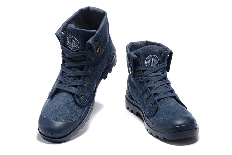 Синие джинсовые кроссовки PALLADIUM Pallabrouse мужские военные ботильоны Повседневная