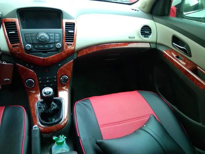 Carbin Fibre Red Blue Copilot Glove Storage Box Mouldings For Chevrolet Cruze 2009 10 11 12 13 14 2015 AAA083 | Автомобили и