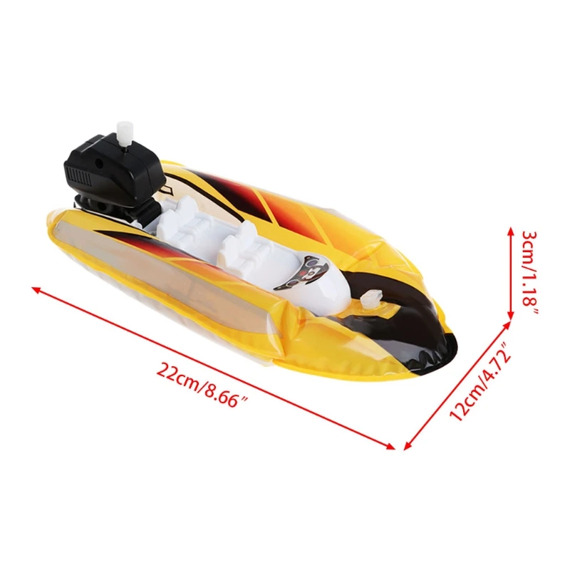 Детская игрушка заводная надувная лодка корабль для водных видов спорта