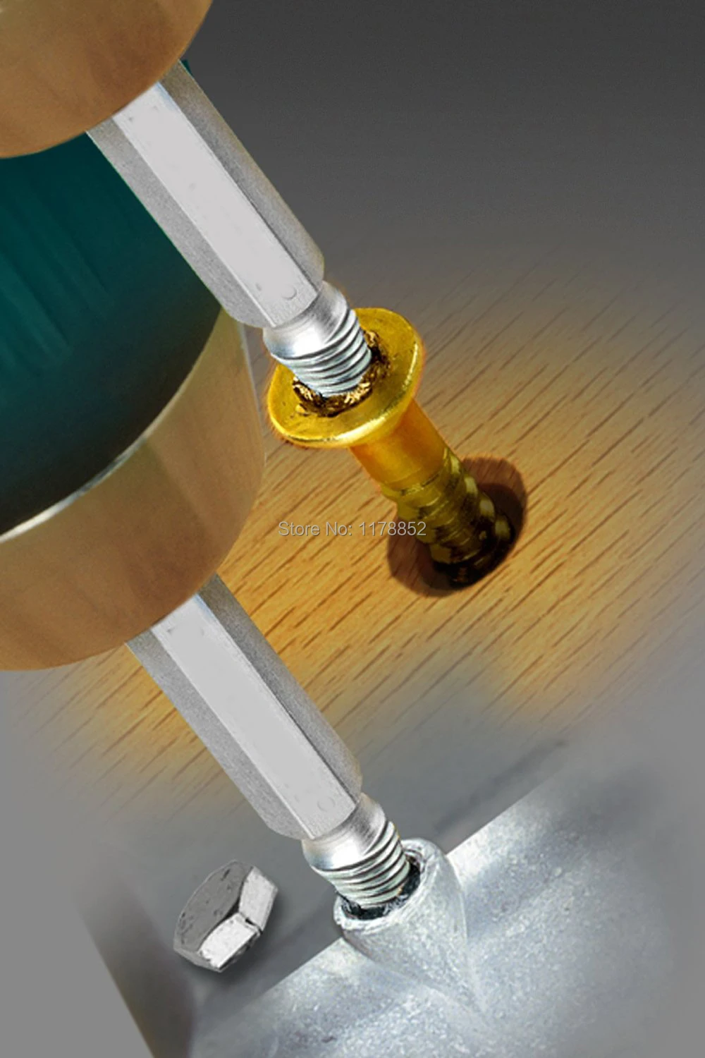 

Pack of 4 Silver HSS Screw Bolt Extractor Drill Bits Damaged Screw Remover Set Bolt Extractor Set