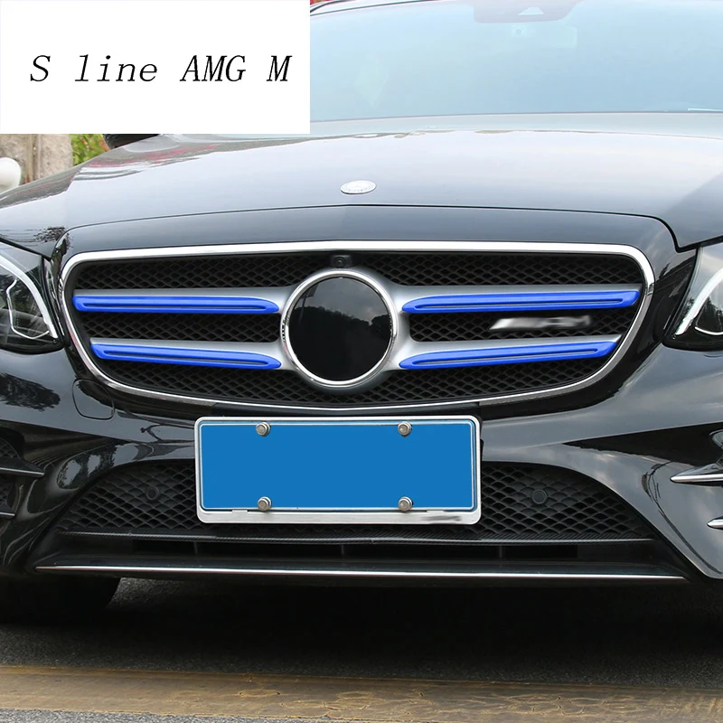 Автомобильный Стайлинг для Mercedes Benz E class W213 Передняя средняя решетка отделка