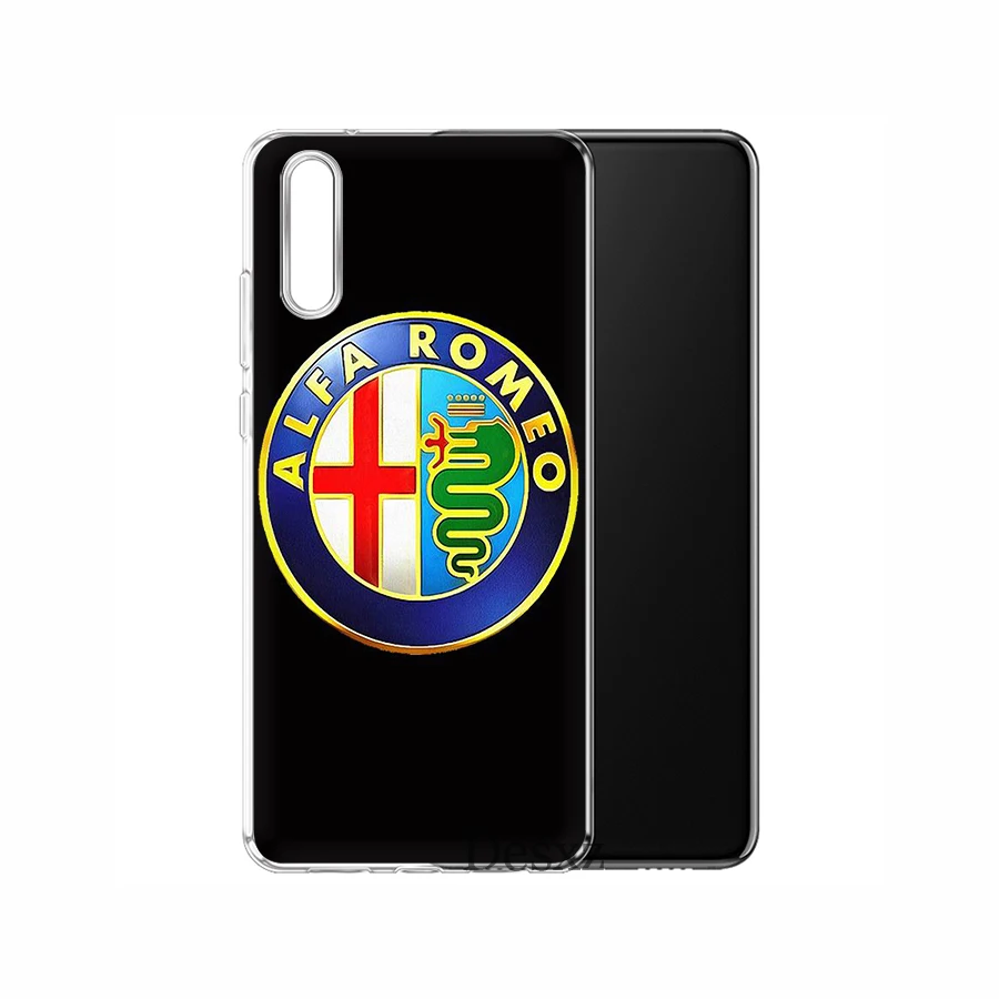 H8 Desxz Alfa Romeo чехол с логотипом для huawei P20 P10 P9 P8 Lite рro плюс P Smart мини-чехол для телефона жесткий чехол - Цвет: H8