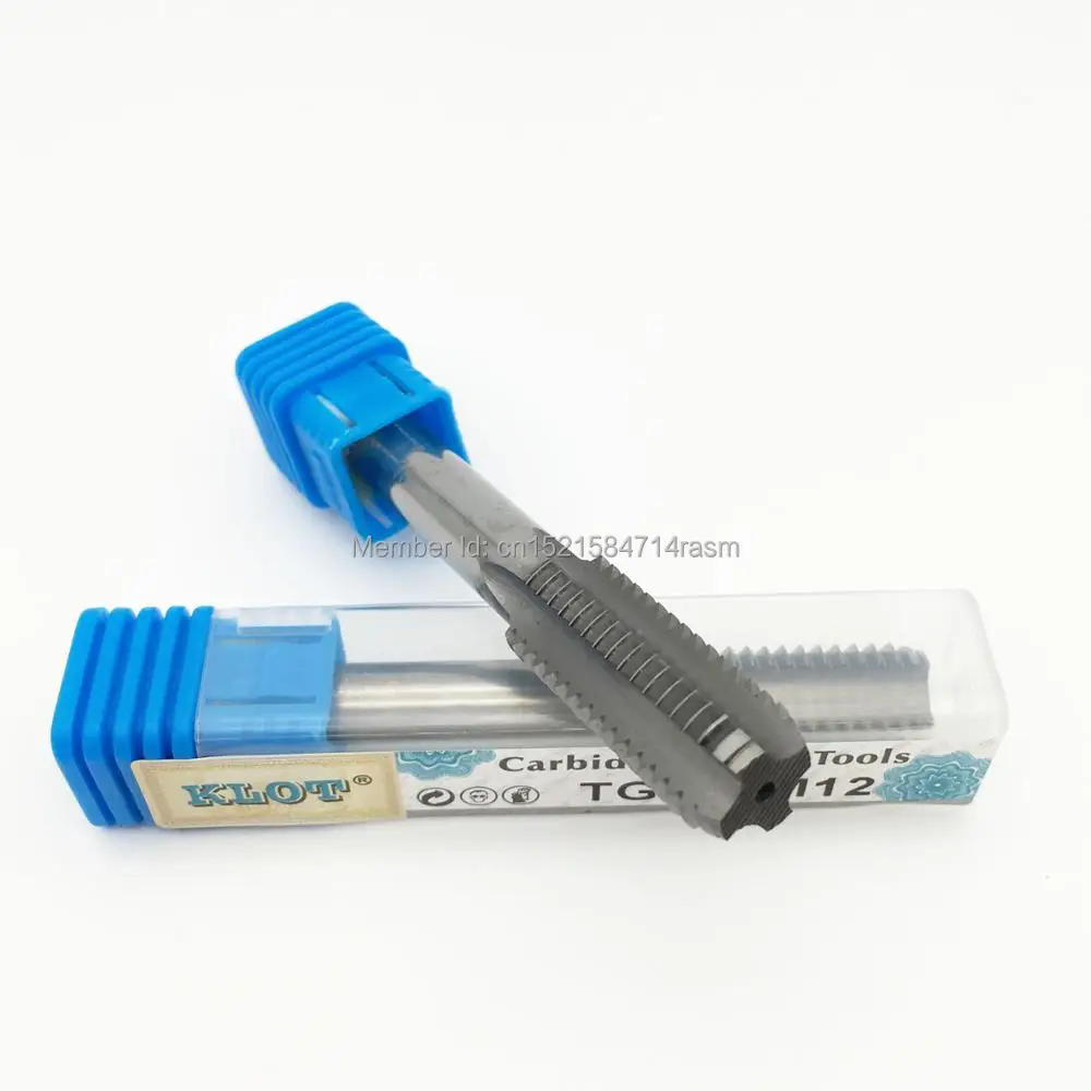 KLOT твердосплавная машина с резьбой для M2 M24|metric screw thread|screw threadplug tap |