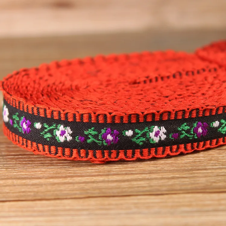 20 ярдов * 2 см жаккардовые кружевные ленты сделай сам лента для шитья одежды