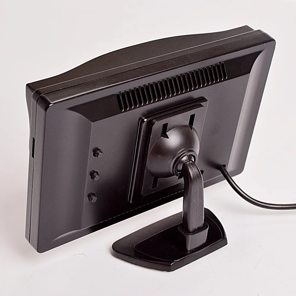 Desktop bracket Viecar " автомобильный монитор парковочная камера заднего вида TFT lcd 5,0 дюймов 800*480 16:9 экран HD цифровой цветной для камеры заднего вида VCD DVD - Цвет: Desktop bracket