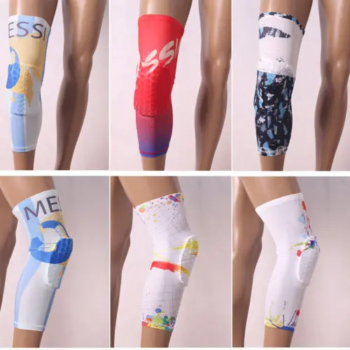 Новейшие наколенники 2018 прочные сотовые крепкие Нескользящие футбольные