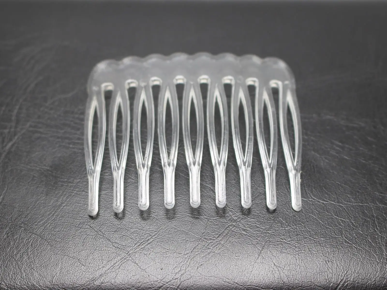 50 прозрачных пластиковых гладких заколок для волос боковые расчески заколка Magic