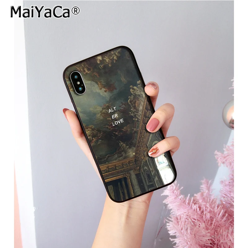 MaiYaCa создание Adam Art черный ТПУ Мягкий силиконовый чехол для телефона iPhone 8 7 6 6S Plus 5